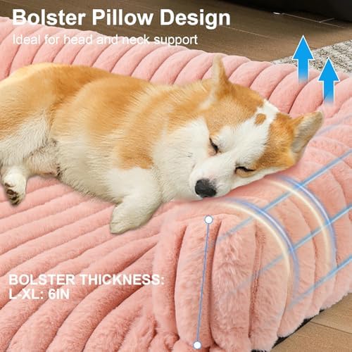 Dog Couch Bed,Pet Couch Cover For Sofa,Dog Couch Cover Protector(Pink, XL)