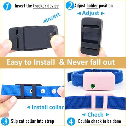 Silicone Holder Compatible for tractive cat mini Tracker for cat Collar