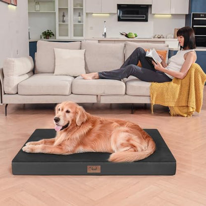 Waterproof Orthopedic Dog Crate Bed for Small Dogs & Cats