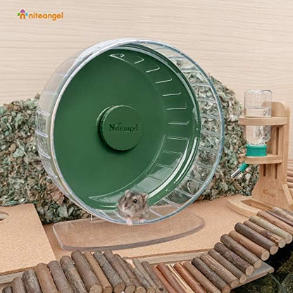 Niteangel Super-Silent Hamster Exercise Wheels: Quiet 10 inch Running Wheel