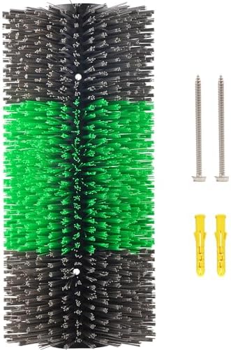 Livestock Scratch Brushes, Horse Scratcher Full Massage Brush Kit for Relieving Back Itching, Green