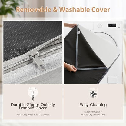 WNPETHOME Orthopedic Waterproof Large Dog Bed for Crate Cozy Sleep