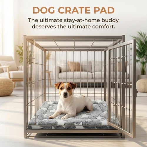 Dog Bed Mat - Reversible Dog Crate Bed Mats, Soft & Breathable Kennel Pad, Durable Crate Bed for Small Medium Large Dogs & Cats