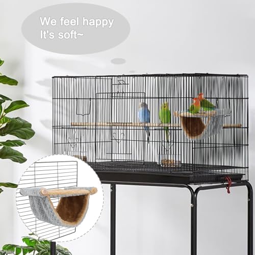 BWOGUE Bird Nest Bed Hanging Hammock, Parakeet Bed for Cage, Cockatiel Bed