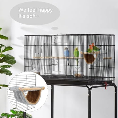 BWOGUE Bird Nest Bed Hanging Hammock, Parakeet Bed for Cage, Cockatiel Bed