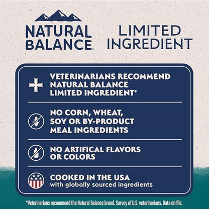 Natural Balance Limited Ingredient, Chicken & Brown Rice, 4 lb