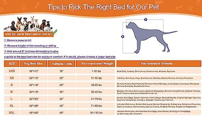 POCBLUE XL Dog Beds, Large Pet Bed for Crate, Washable Plush Dog Mat for Cages, Non-Slip Crate Pad for Outdoor/Indoor/Car Use, Comfy & Soft Kennel Pad for Dogs Up to 90 lbs, 41"x27", Brown