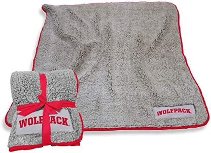 Logo Brands Officially Licensed NCAA Unisex Frosty Fleece Blanket, One Size, Team Color