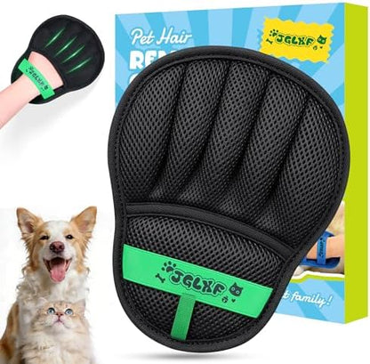 Pet Hair Removal Glove Cat & Dog, Electrostatic Reusable Hair Remover Tool