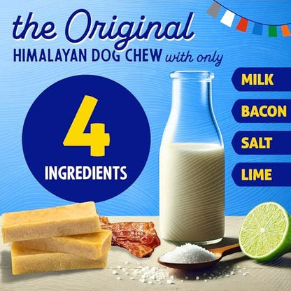Himalayan Dog Chew, Bacon Yak Cheese, 1 Medium Yak Chew
