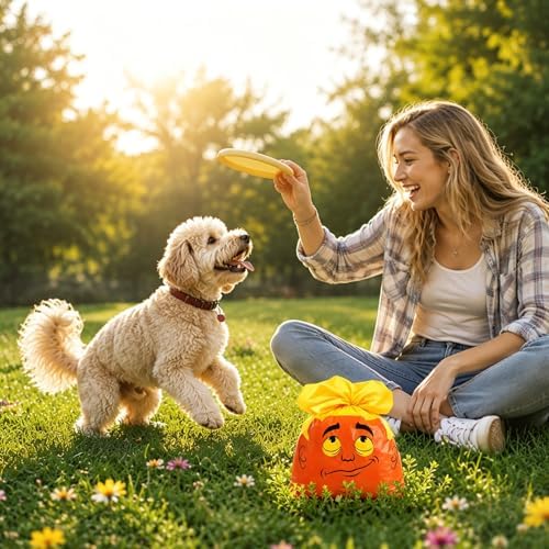 Dog Poop Bags Rolls, 60 Counts (4 Rolls), Funny Pet Waste Bags for Outdoor