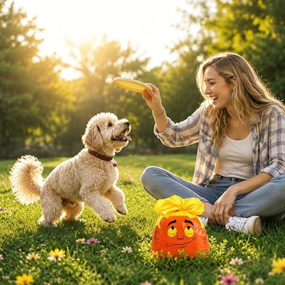 Dog Poop Bags Rolls, 60 Counts (4 Rolls), Funny Pet Waste Bags for Outdoor