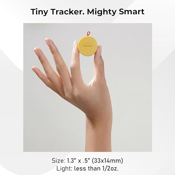 ROAM SMART TRACKER: Built in Elastic Strap, Free Global Tracking, Waterproof, Alerts, Made with Recyclable Plastic (Works with Apple Find My & Android Find Hub) (Assorted, Set of 6)