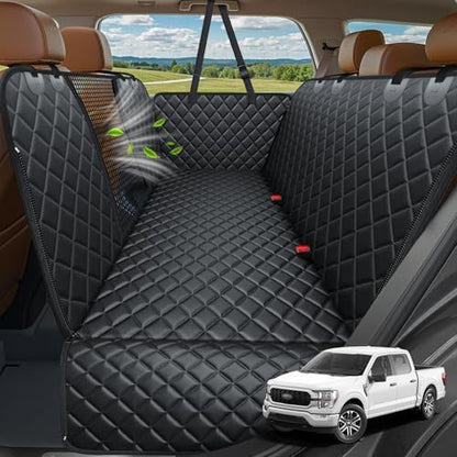 URPOWER 4 in 1 Dog Seat Cover for Full-Size Trucks, Waterproof Hammock