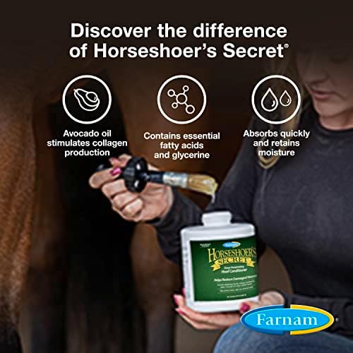 Farnam Horseshoer's Secret Deep-Penetrating Hoof Oil for Horses, 32 Oz