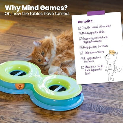 Catstages Infinity Ball Track for Cats, 3 Balls Included, 17.4"