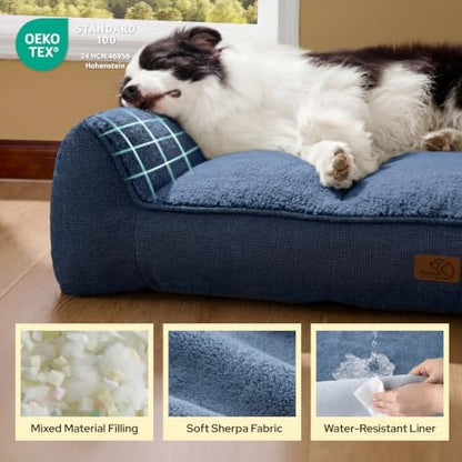 Bedsure SupportMax™ Extra Thick Orthopedic XL Dog Bed for Extra Large Dogs