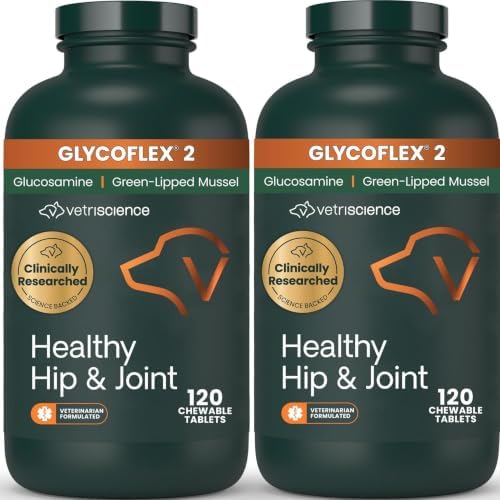 VetriScience Healthy Hip and Joint Tablets for Dogs, 2 Pack