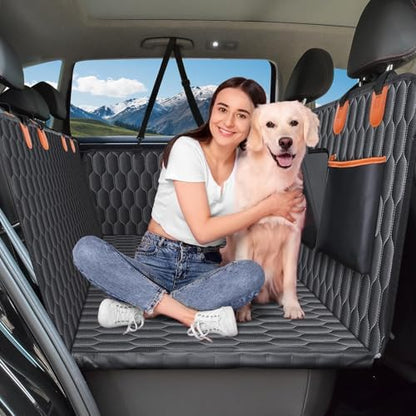 Chumajor XL Back Seat Extender for Dogs, Hard Bottom, Waterproof,400 lb