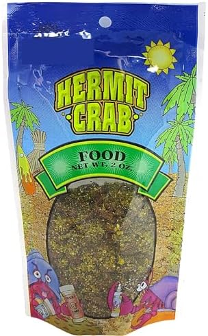 Needzo Hermit Crab Food, Natural Supplies and Necessities for Pets, Resealable Bags, 2 Ounces (Pack of 2)