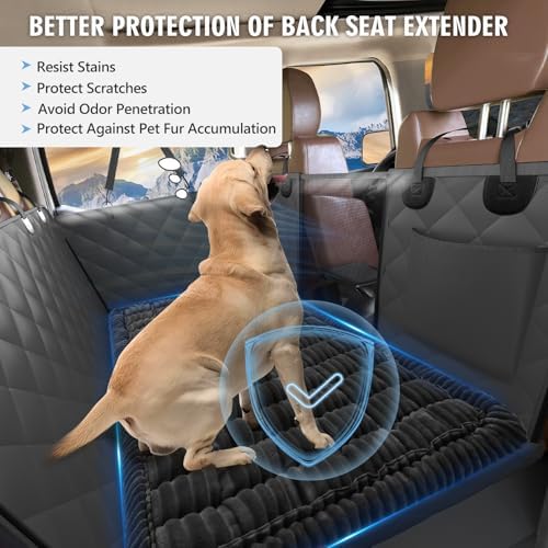 Dog Bed for Car Back Seat, Non-Slip Backseat Pet Mat XL, 59”X27.5”