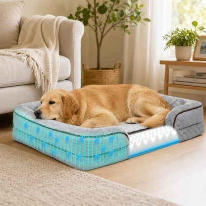 Large Dog Sofa Bed with Reusable Potty Pad - 44.5" x 33.5" x 6.7"