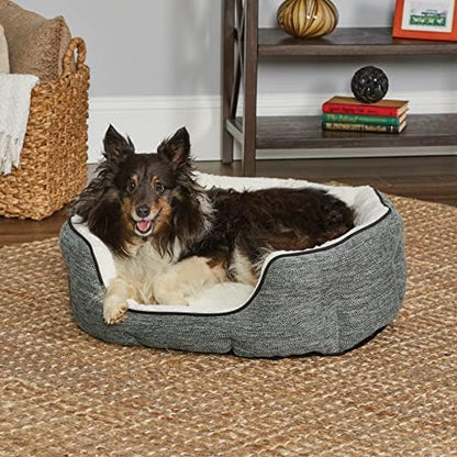 MidWest Homes for Pets Small QuietTime Deluxe Pet Bed- Evergreen/Fur