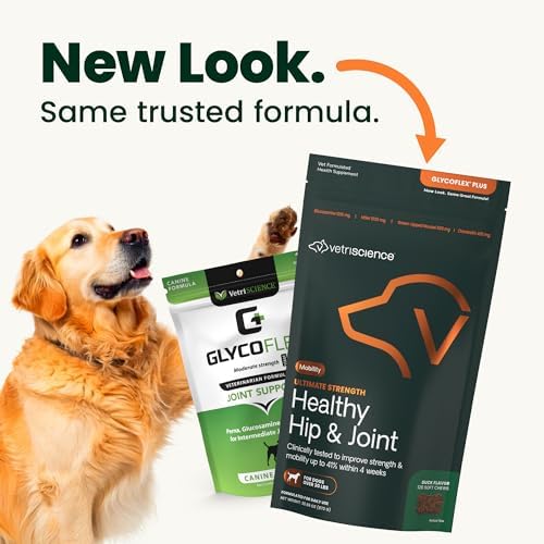 VetriScience Healthy Hip & Joint Chews for Dogs, Chicken, 120 Count