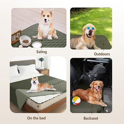 gogobunny Waterproof Dog Blanket, Couch Covers for Sofa, Reusable Pee Pads