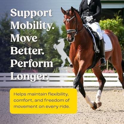 Summit Equine Joint & Mobility Bites Daily Supplement for Horses, Liposomal Delivery, Max Absorption, Vet Recommended, All-Natural Ingredients, 100% Drug-Free, Healthy Joints - 30 Bites