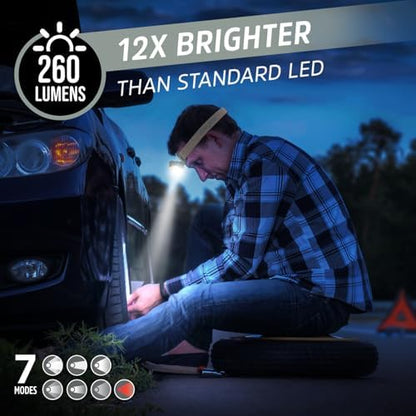 Energizer LED Headlamp PRO (2-Pack), IPX4 Water Resistant Head Light