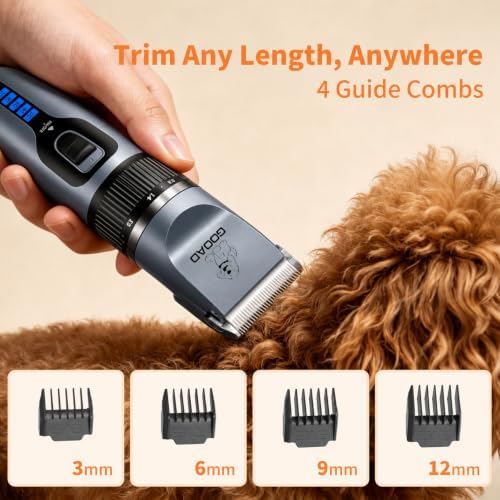 Dog Clippers Grooming Kit and Trimmer for Small and Large Dogs Cats