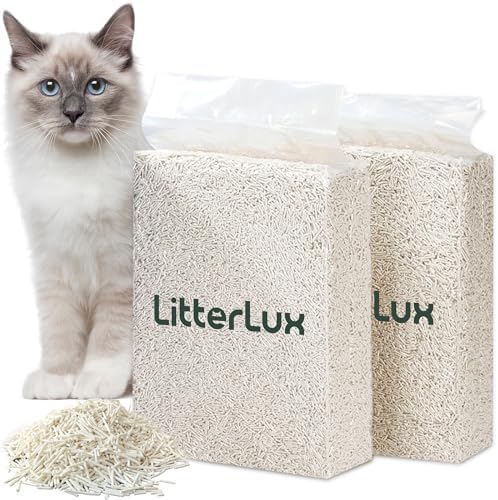 Tofu Cat Litter, Clumping, Ultra Absorbent, Flushable,100% Natural Ingredients, Soluble, Neutralizes Odor, Dust-Free, 11lb