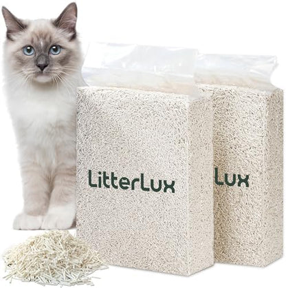 Tofu Cat Litter, Clumping, Ultra Absorbent, Flushable,100% Natural Ingredients, Soluble, Neutralizes Odor, Dust-Free, 11lb