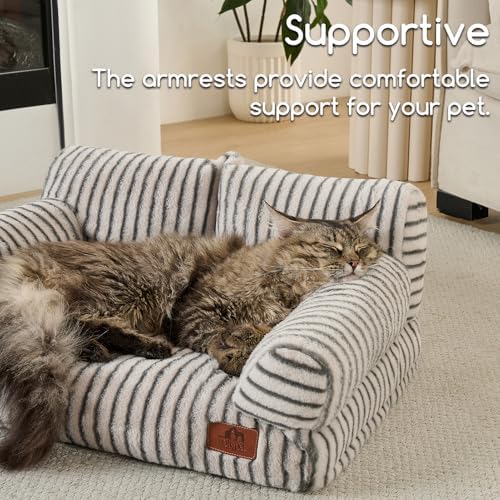 Hollypet Small Dog Large Cat Bed Puppy Couch Beds for Pets up to 25 lbs