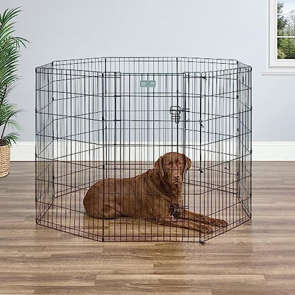 MidWest 42-Inch Exercise Pen, Single Door, 16 Sq Ft Play Area