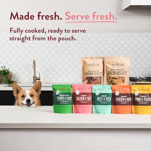 Portland Pet Food Company Fresh, Human Grade Dog Food Topper & Meal 5 Pack