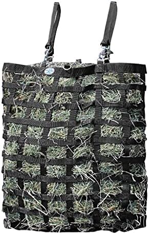 Horse Tough Super Tough Bottom Three Sided Slow Feed Hay Bag Opening 3" X 3" Size 22" X 25.5" X 9"