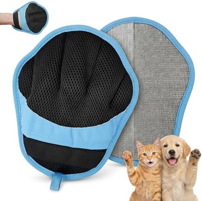 Pet Hair Removal Glove for Dogs & Cats, Reusable Pet Hair Remover Tool, Magic Brush Pet Hair Remover for Furniture, Carpet & Laundry, Non-Slip Five-Finger Pet Hair Glove for Dog Hair & Cat Hair