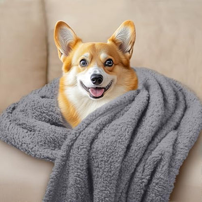 Luciphia 3 Pack Soft Sherpa Fleece Blankets for Dogs Cats Puppies,41"x31"