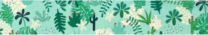 allydrew Washi Masking Tape, 15mm x 5M, Green Ferns