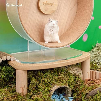 Niteangel Anti-Slide Hamster Wheel Platform: Small Size & Elevates Height