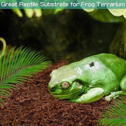 Halatool 2 Pack Compressed Coconut Fiber Substrate for Reptiles