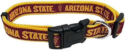 Pets First Collegiate PET Collar OLD VERSION Arizona State Sun Devils Dog Collar, Size Large. Best Sports Team Collar for Dogs & Cats. A Shiny & Colorful Dog & Cat Collar Licensed by The NCAA