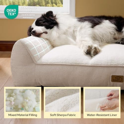 Bedsure SupportMax™ Extra Thick Orthopedic XL Dog Beds Large Sized Dog