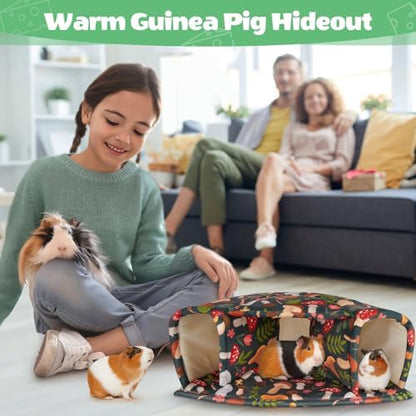 Unicorn Catcher Washable Guinea Pig Hideout Large Cozy Bed for Small Pets