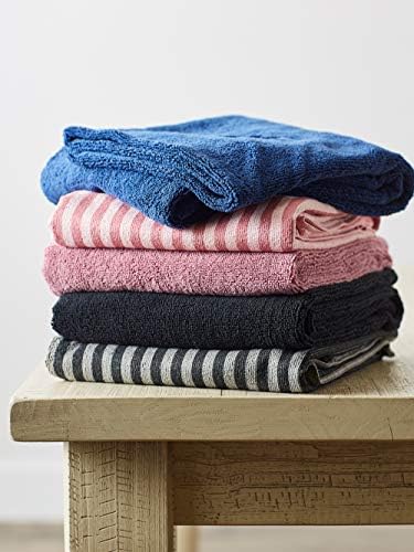 Bone Dry Pet Grooming Towel Collection Absorbent Microfiber X-Large, 41x23.5", Embroidered Navy