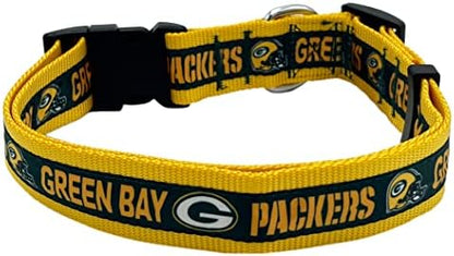 Pets First NFL Green Bay Packers Licensed PET COLLAR, Extra Large - Heavy-Duty, Strong, and Durable Dog Collar. Available in 31 Football Teams and 4 Sizes