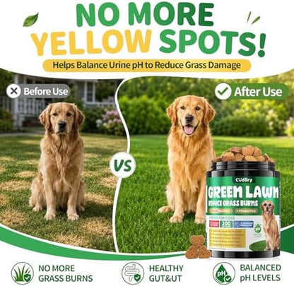 Dog Urine Neutralizer for Lawn, Green Grass Chews for Dogs, 200 Ct, Chicken