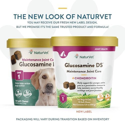 NaturVet Maintenance Joint Care with Chondroitin, Dogs & Cats, 70ct